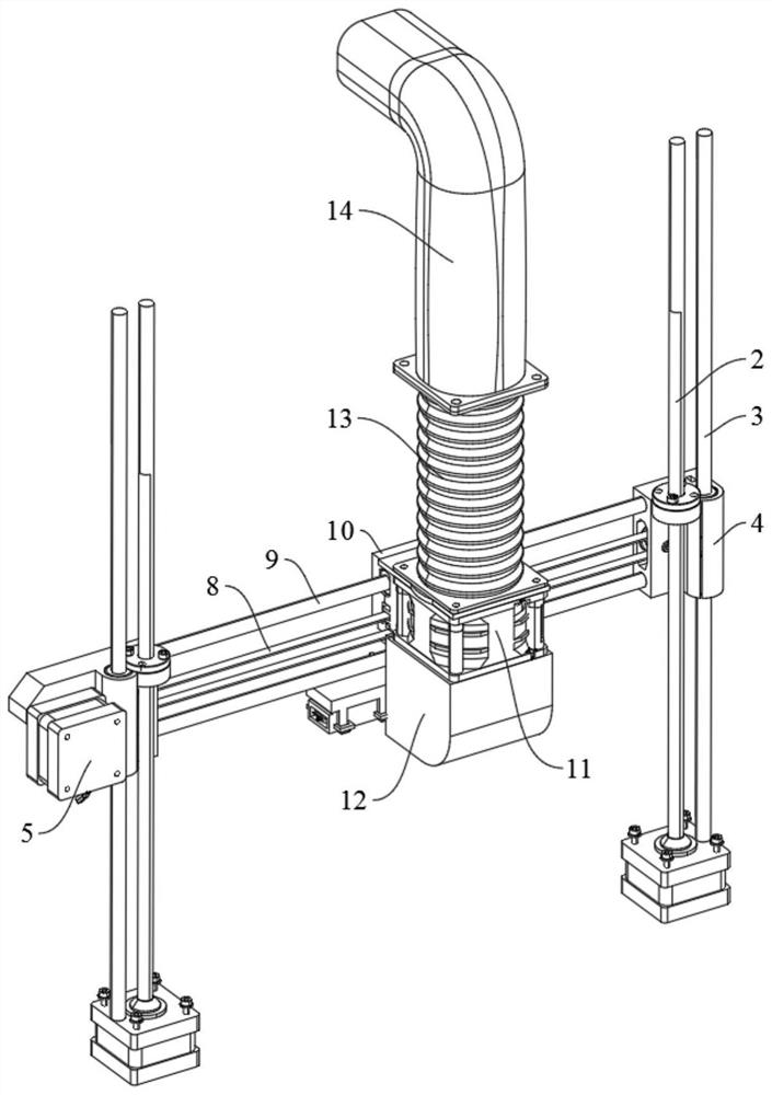 Server cabinet heat dissipation device