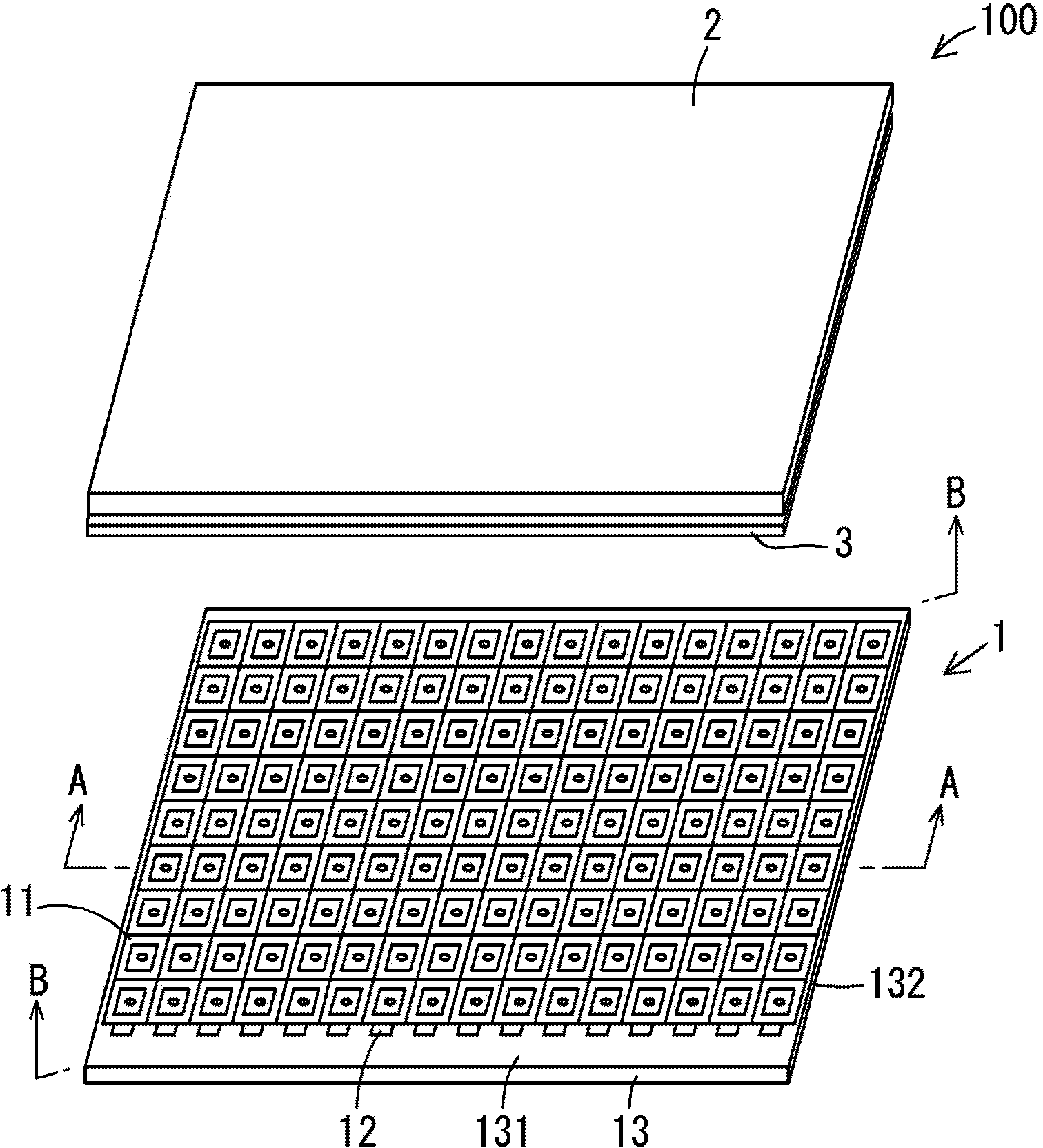 Light emitting device, lighting device, and display device