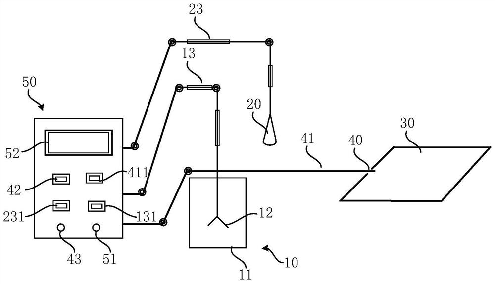 Solid oxidability testing device, testing method and sampler thereof