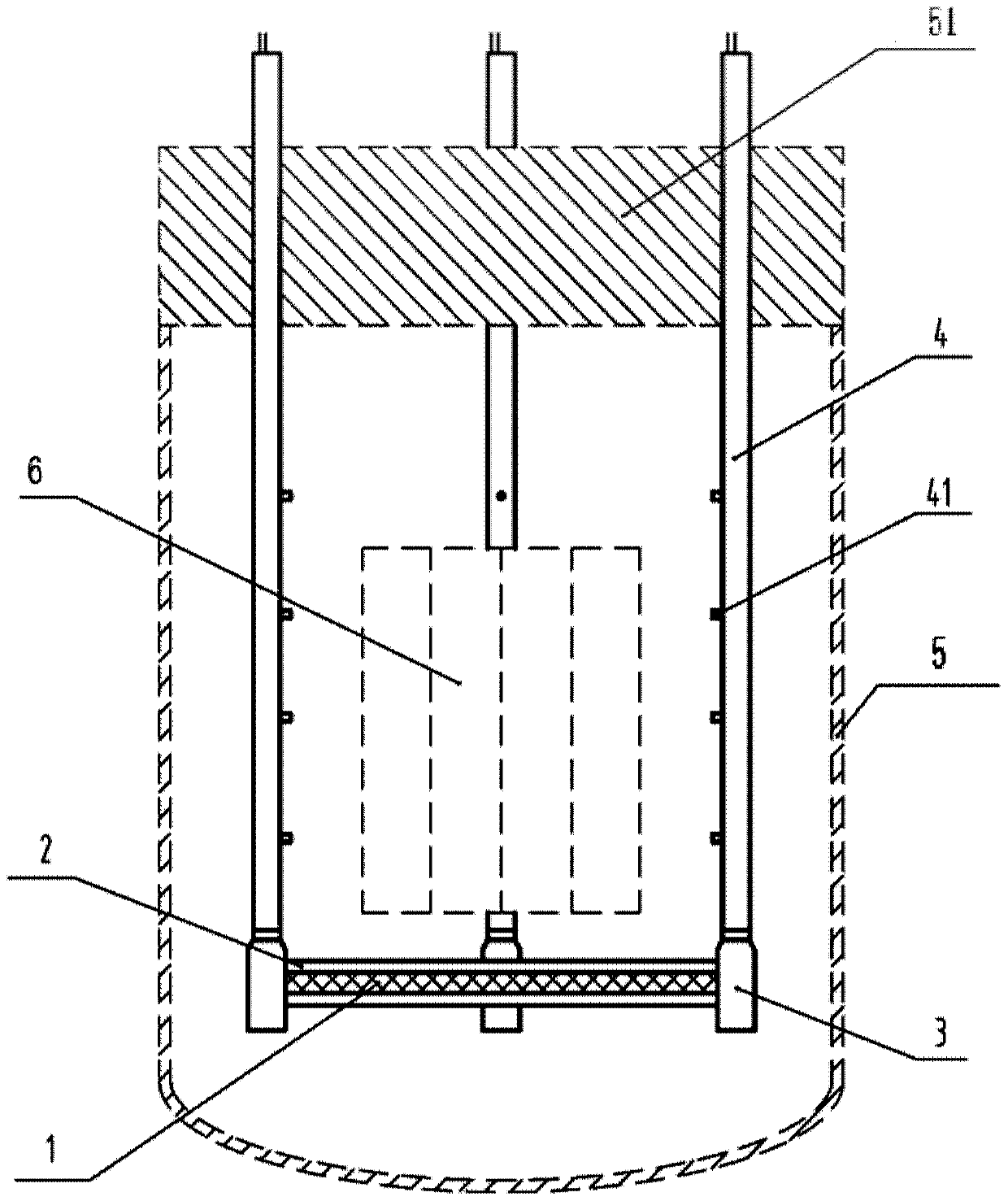 Heater for nuclear reactor and nuclear reactor