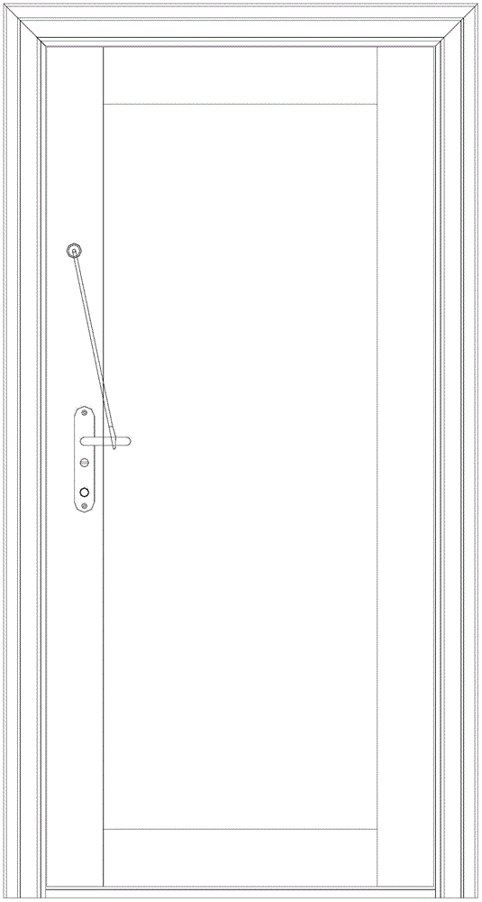 Safe peephole structure