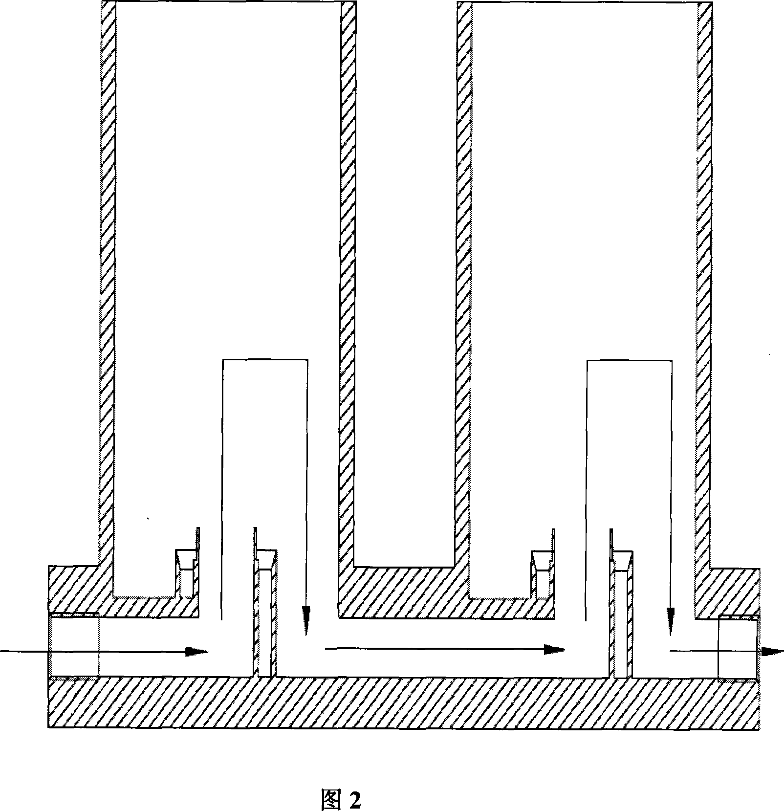 Bi-directional two stage composite filter structure