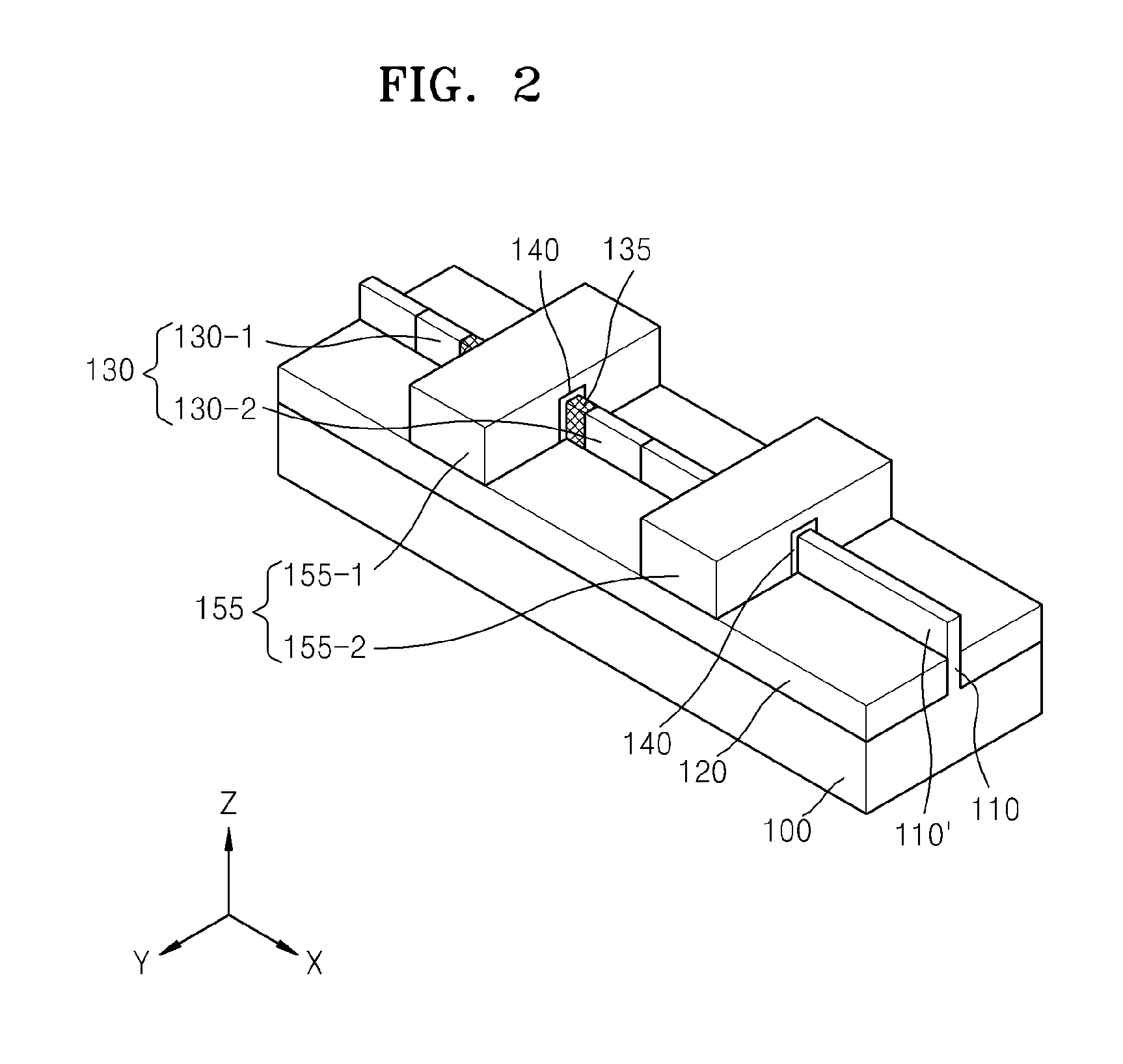 Semiconductor devices including electrodes for temperature measurement