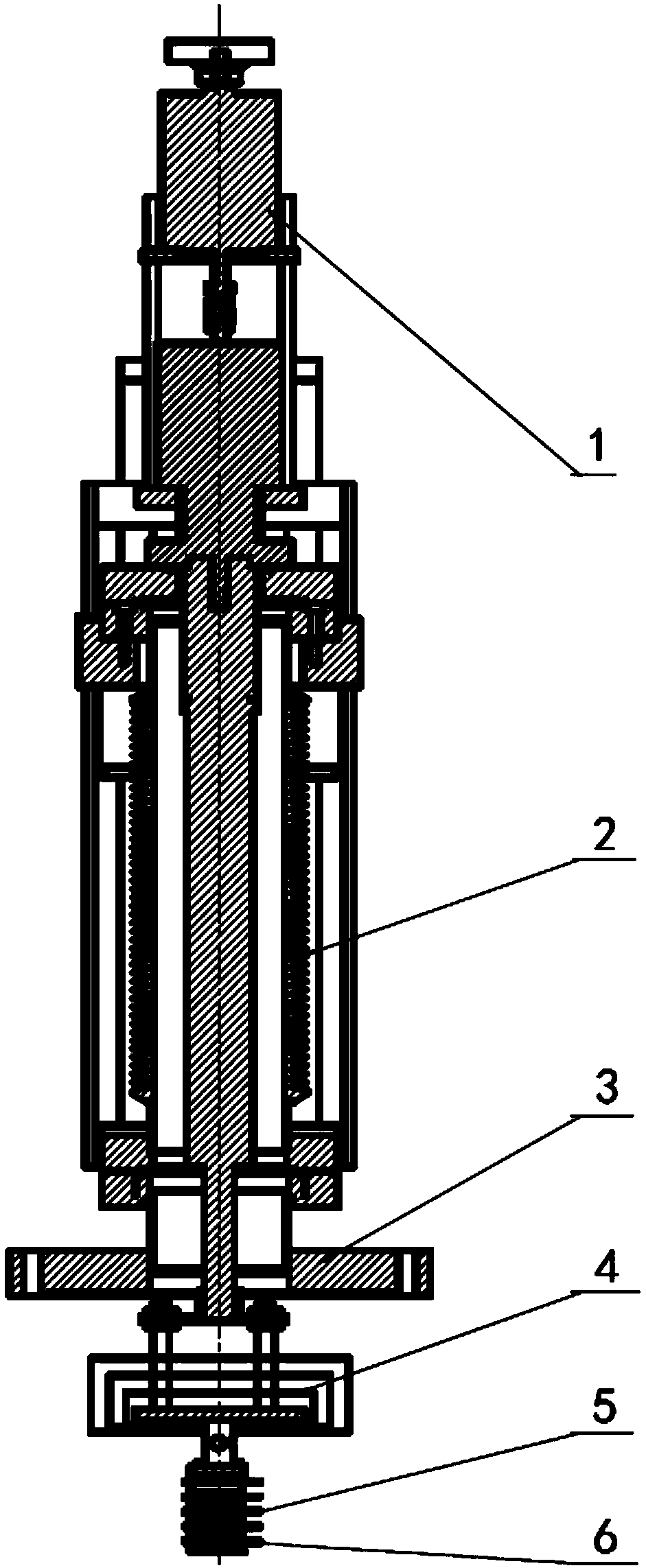 Pretreatment device of sample for measuring secondary electron emission characteristic of material
