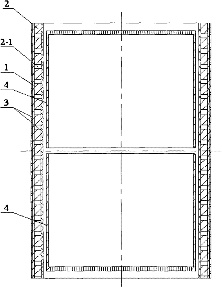Piston type titanium wire mesh cage and manufacturing method thereof