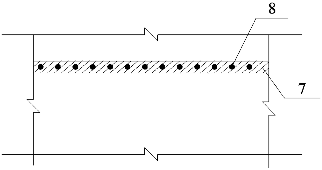 Flashing structure of building roof parapet and construction method
