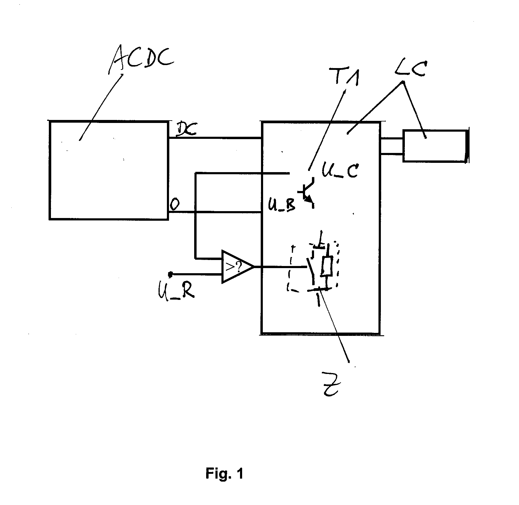 Circuit arrangement and method for inductive energy transfer