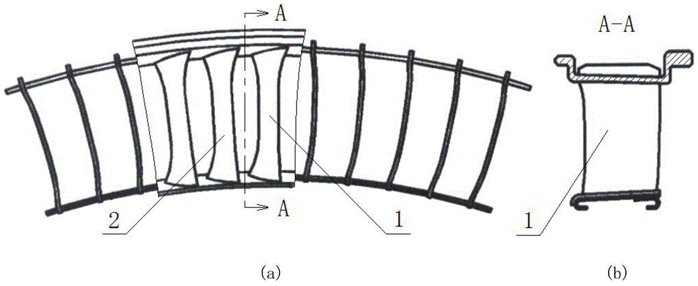 A method for removing damaged blades of an aeroengine stator assembly