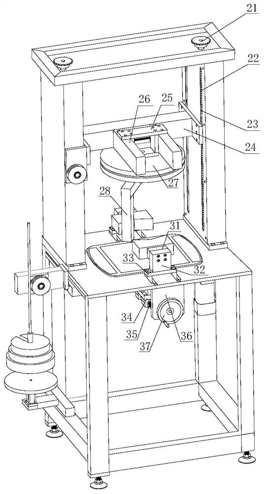 A pressure cooker strength test device