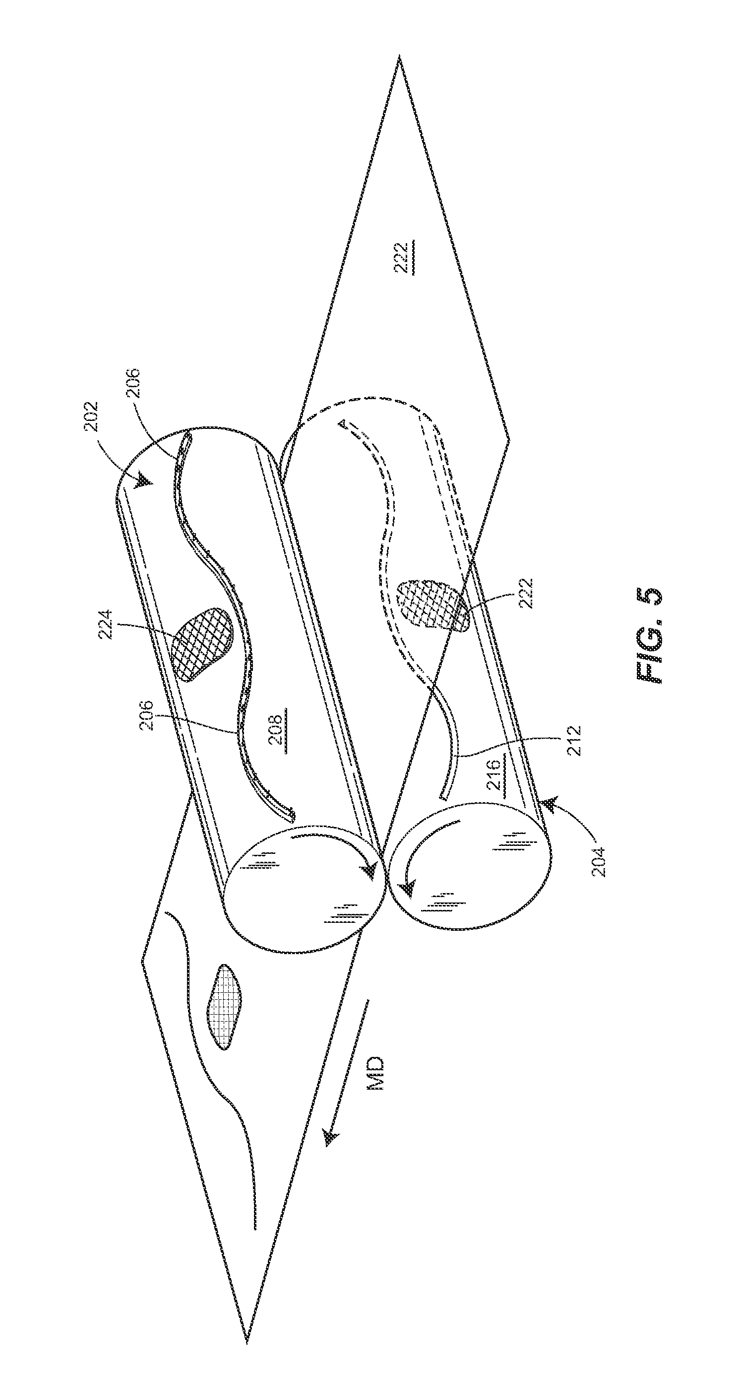 Method of perforating a web material