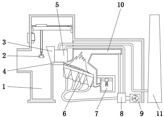 Energy-saving sludge and household garbage mixed treatment equipment