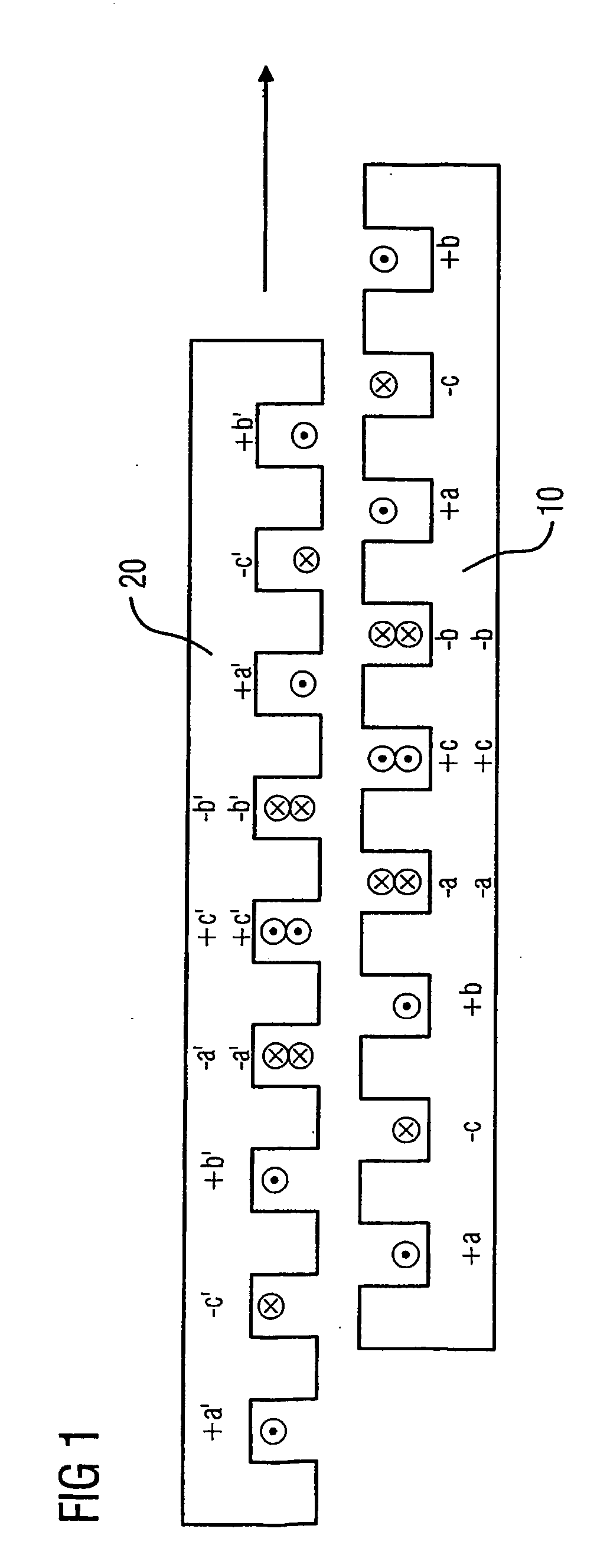 Method for the wireless and contactless transport of energy and data, and corresponding device
