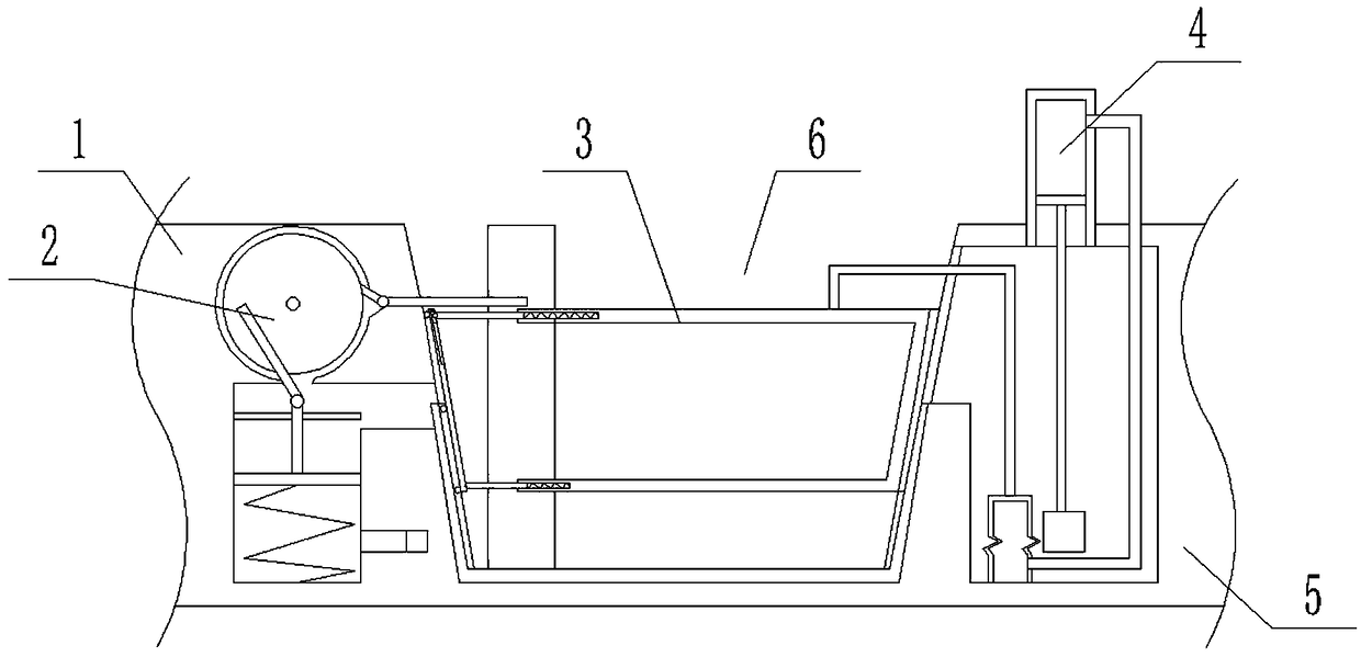 Garbage collection device for urban drain