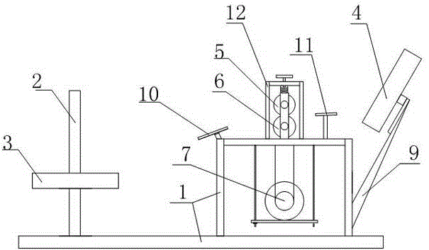 Automatic coiling method for welding wire in welding wire box of submerged arc welding machine