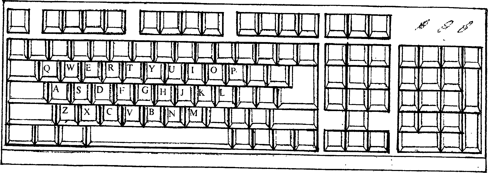 Tone code Chinese character of computer inputting method and keyboard thereof