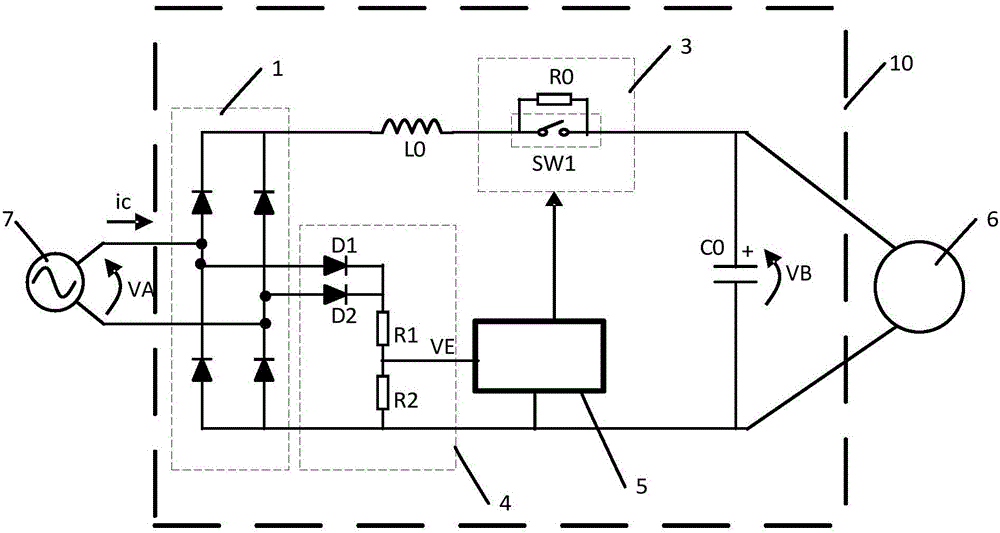 Air conditioner and power supply control circuit of fan for air conditioner