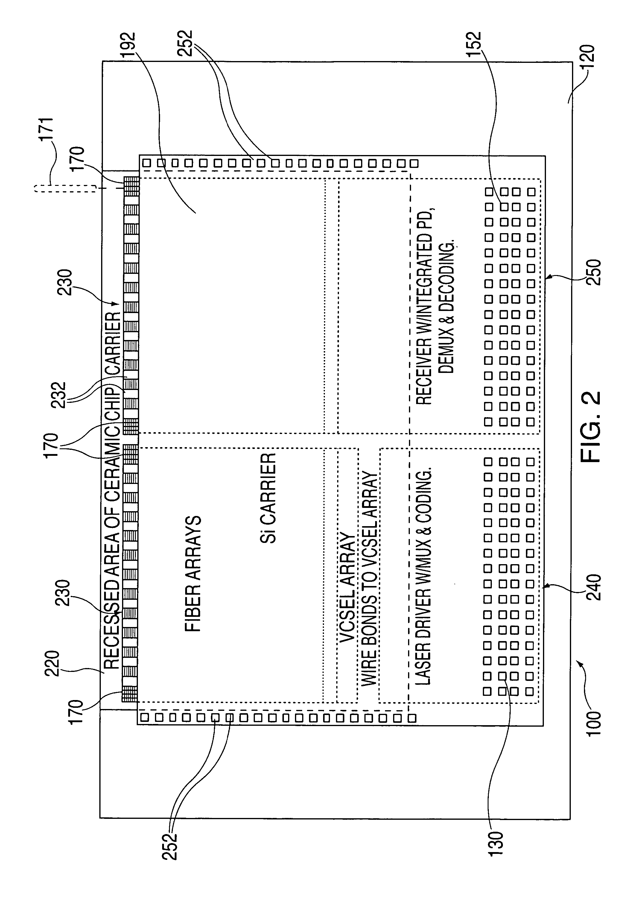 Method and apparatus for providing parallel optoelectronic communication with an electronic device