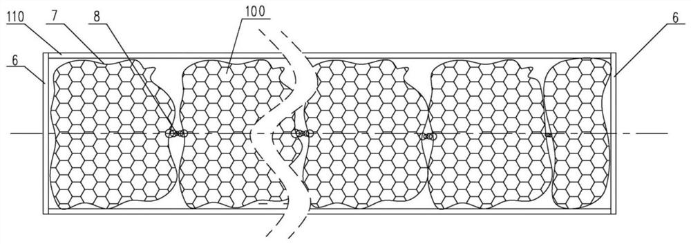 Filling structure for airtight test