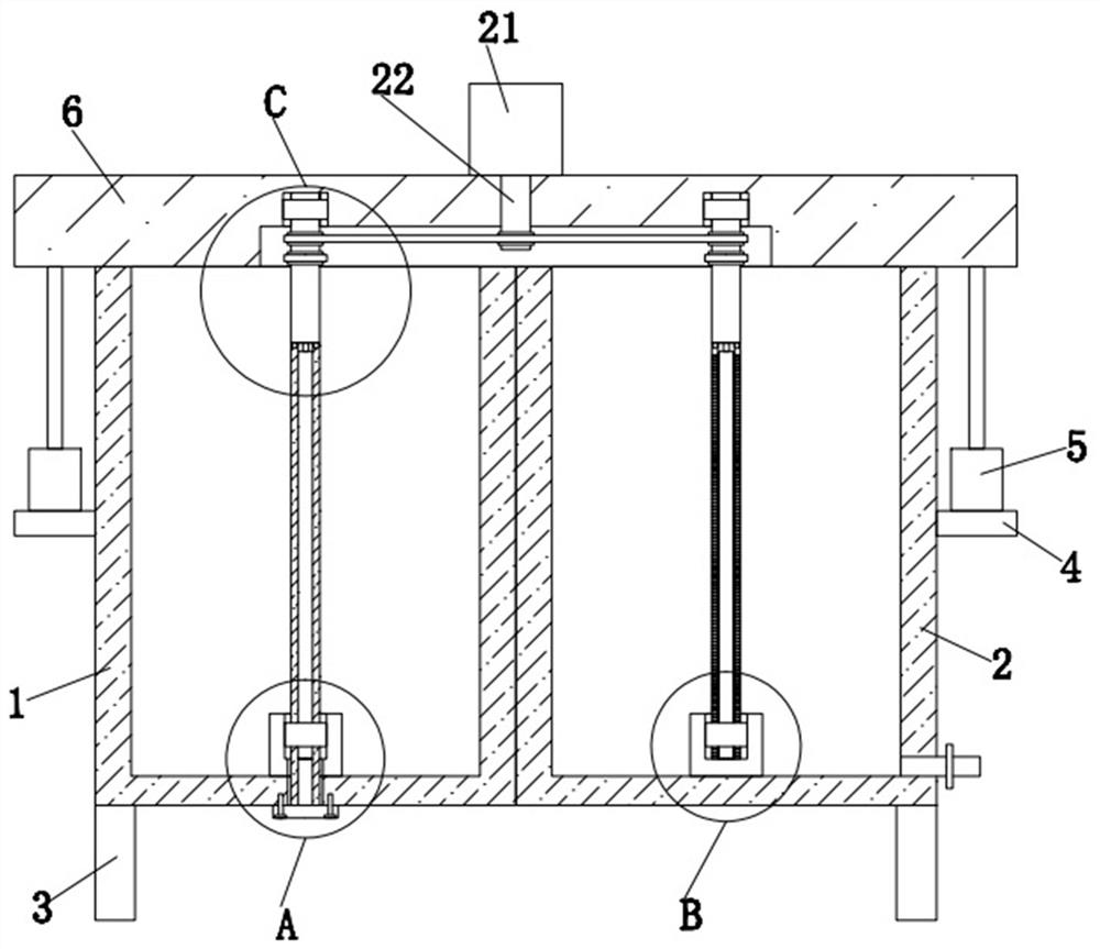 Brushing device for aluminum bar production and processing, and using method thereof