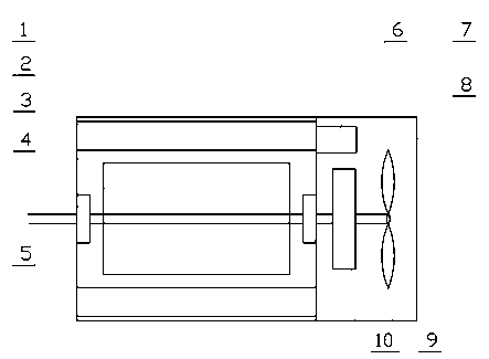 Brushless Hall externally built direct current motor