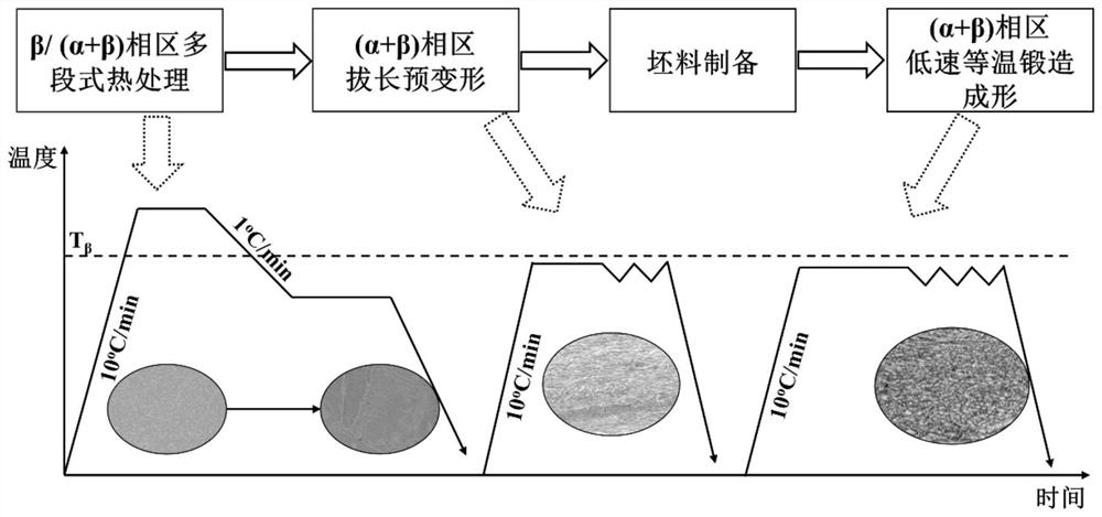 A forming method for realizing microstructure refinement of near β-type titanium alloy thin-walled structural parts