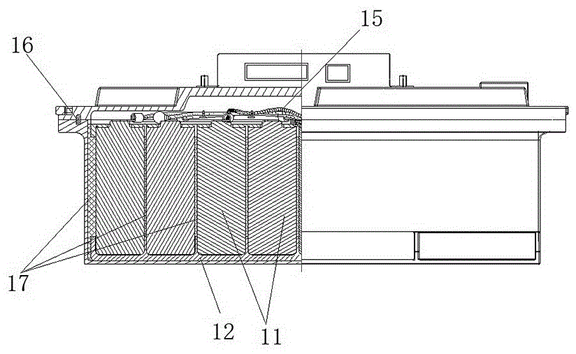 Lithium battery pack utilizing phase-change material to realize temperature control