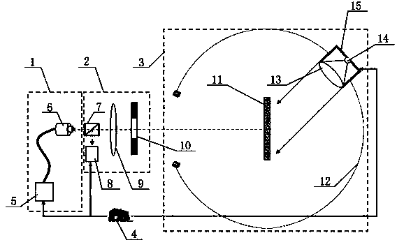 Color measuring device and method for colored holographic picture