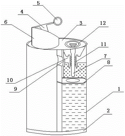 Self-refrigerating or self-heating ring-pull can