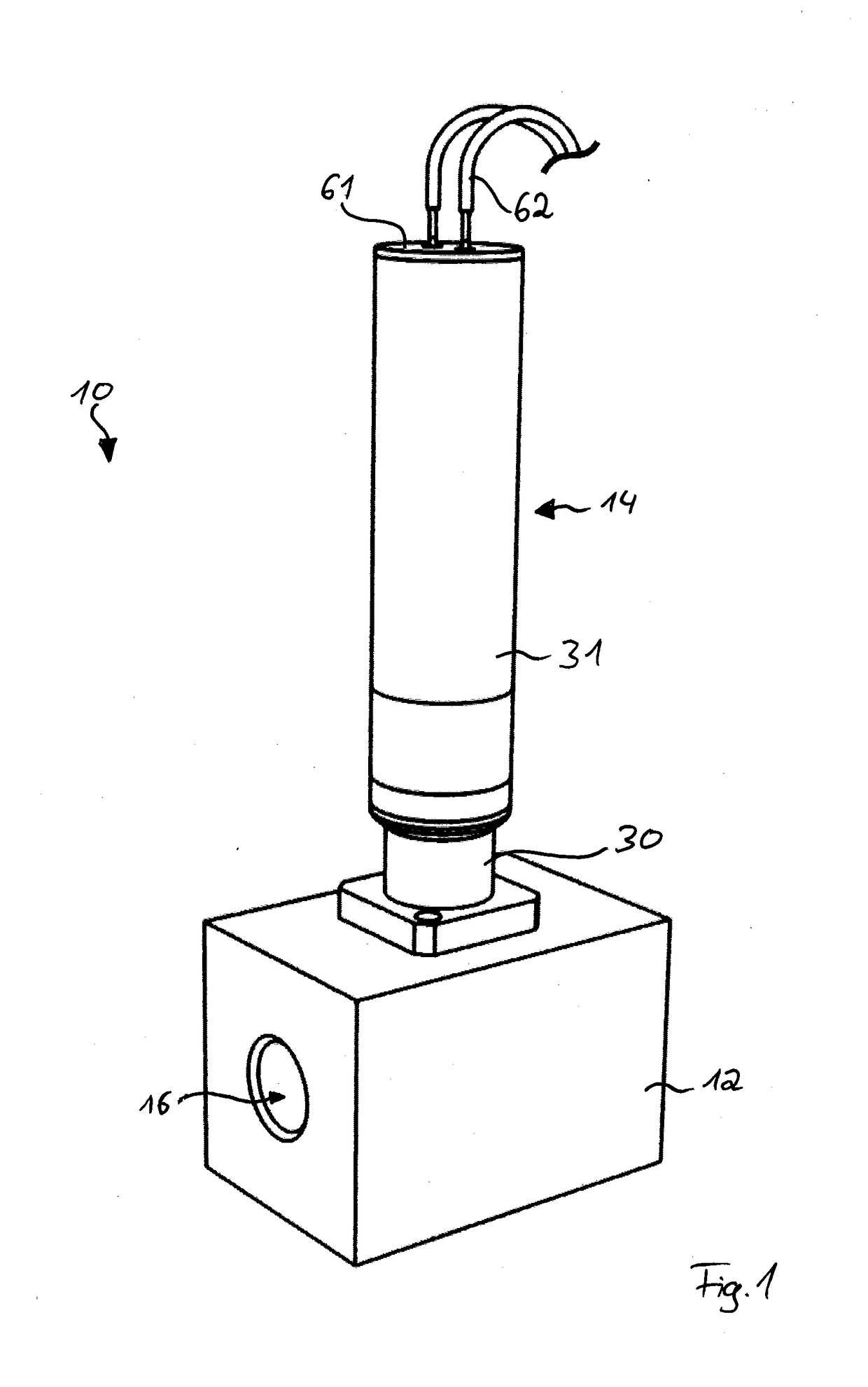 Linear valve drive and valve