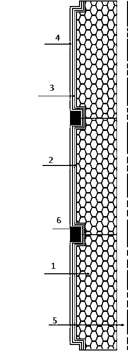 Heat-preserving decorative mold board for outer wall body and manufacturing method thereof