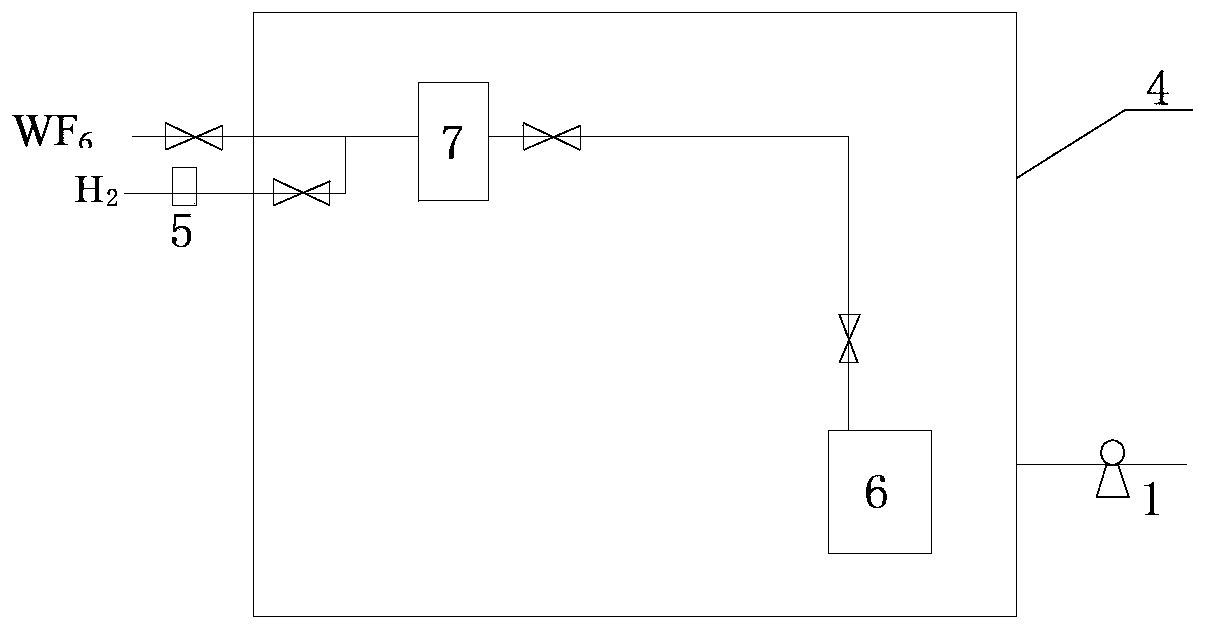 Method for manufacturing tungsten pipe