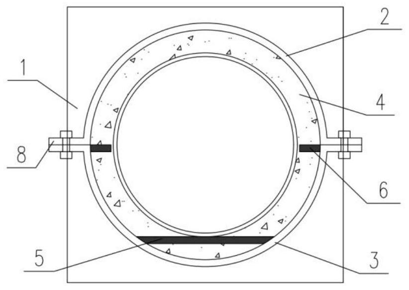 Steel sleeve joint for connecting steel pipe inner support-retaining structure