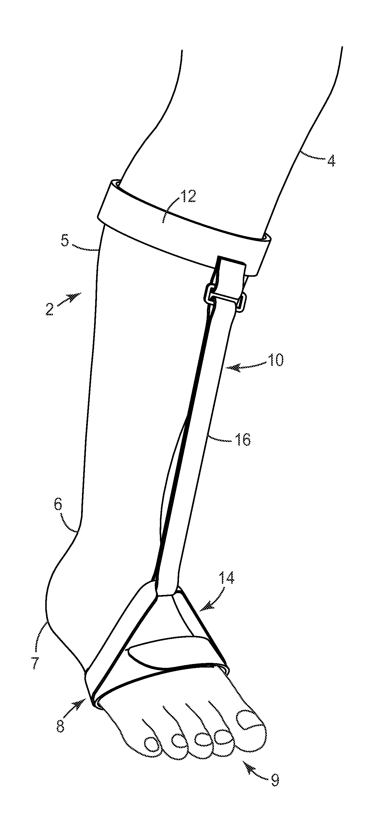 Foot support device