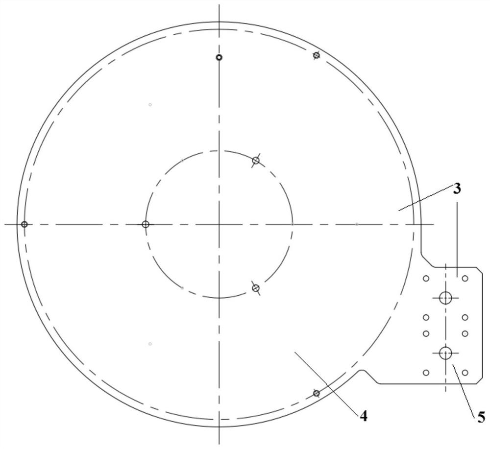 Cooling disc body with internal annular channel and preparation method of cooling disc body