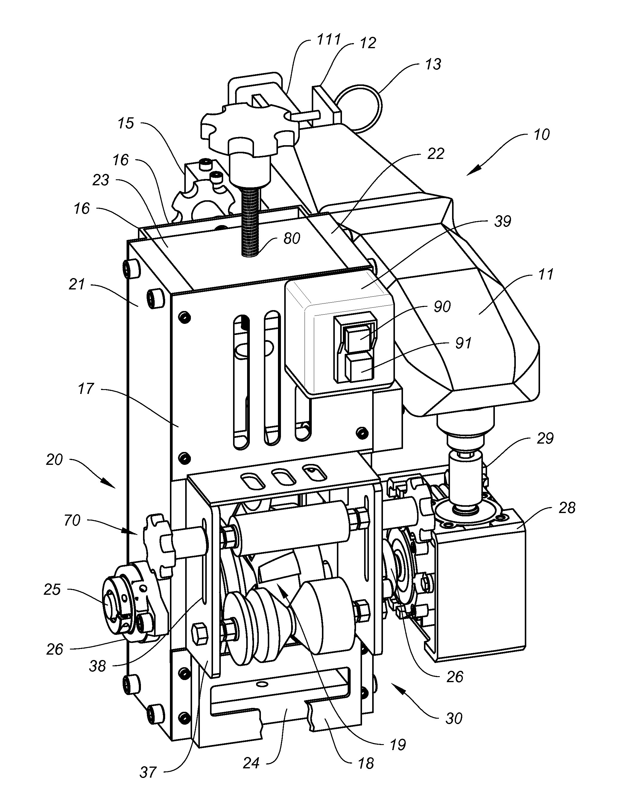 Apparatus and Method for Stripping Insulation Lengthwise fom Electrical Wires and Cables
