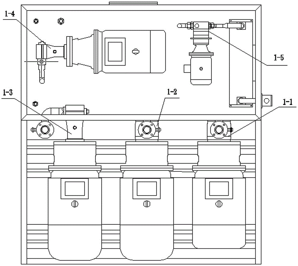 A heavy-duty mining dump truck hydraulic cylinder/hydraulic valve test bench