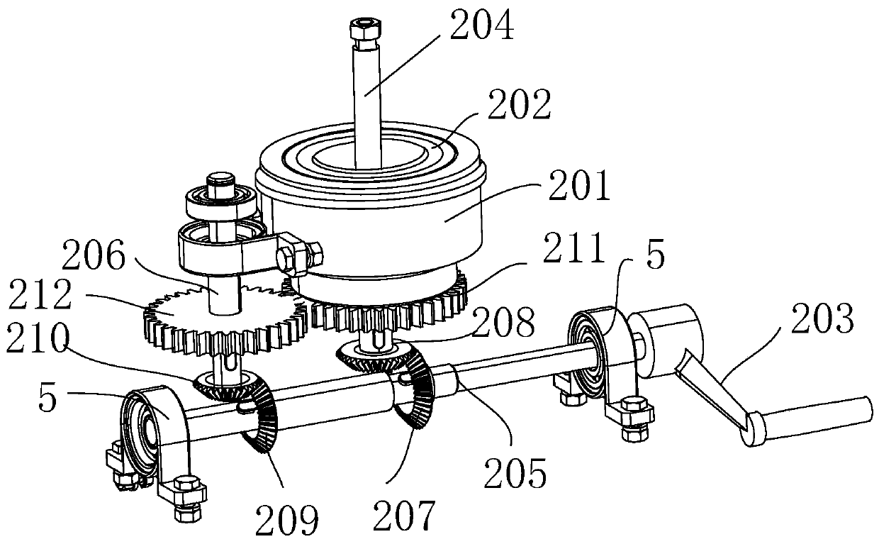 Coriolis acceleration demonstrator