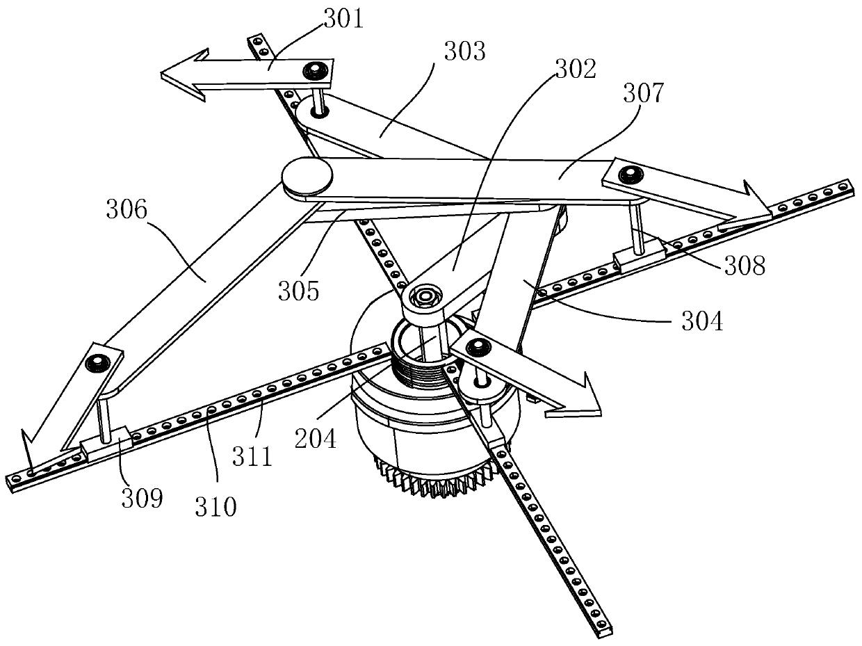 Coriolis acceleration demonstrator