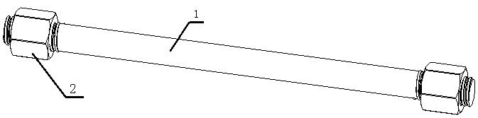 Preparation method for arc thread anchor bolt assembly for wind turbine