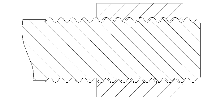 Preparation method for arc thread anchor bolt assembly for wind turbine