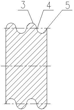 Preparation method for arc thread anchor bolt assembly for wind turbine