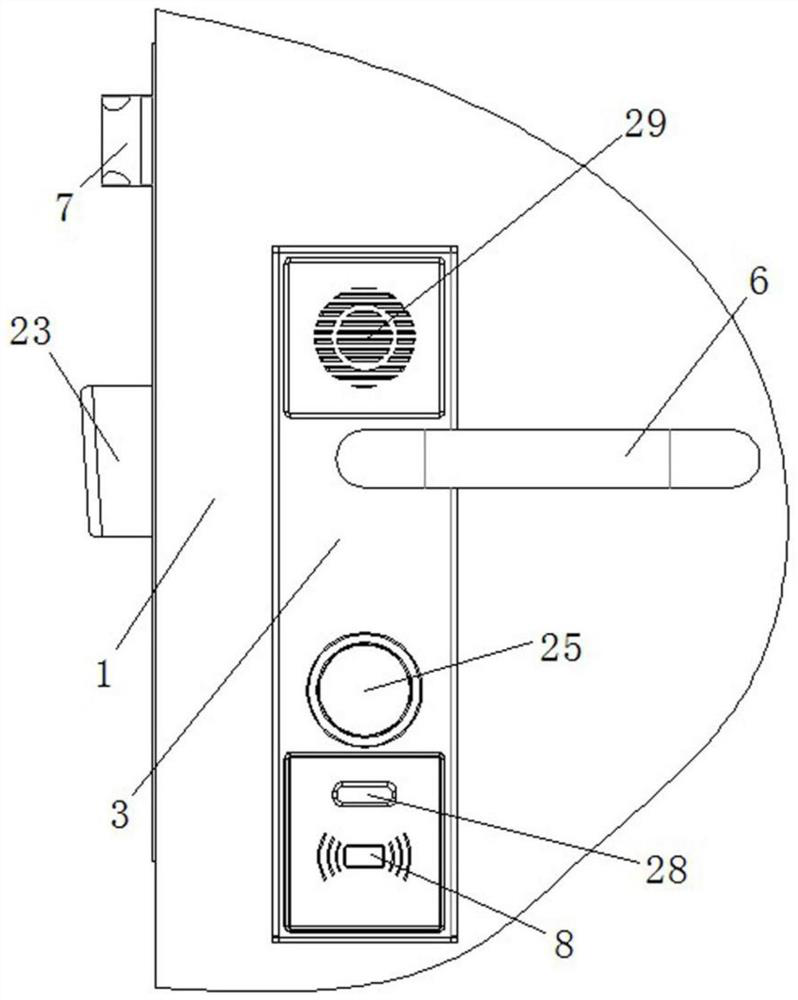 Electronic lock structure suitable for railway locomotive