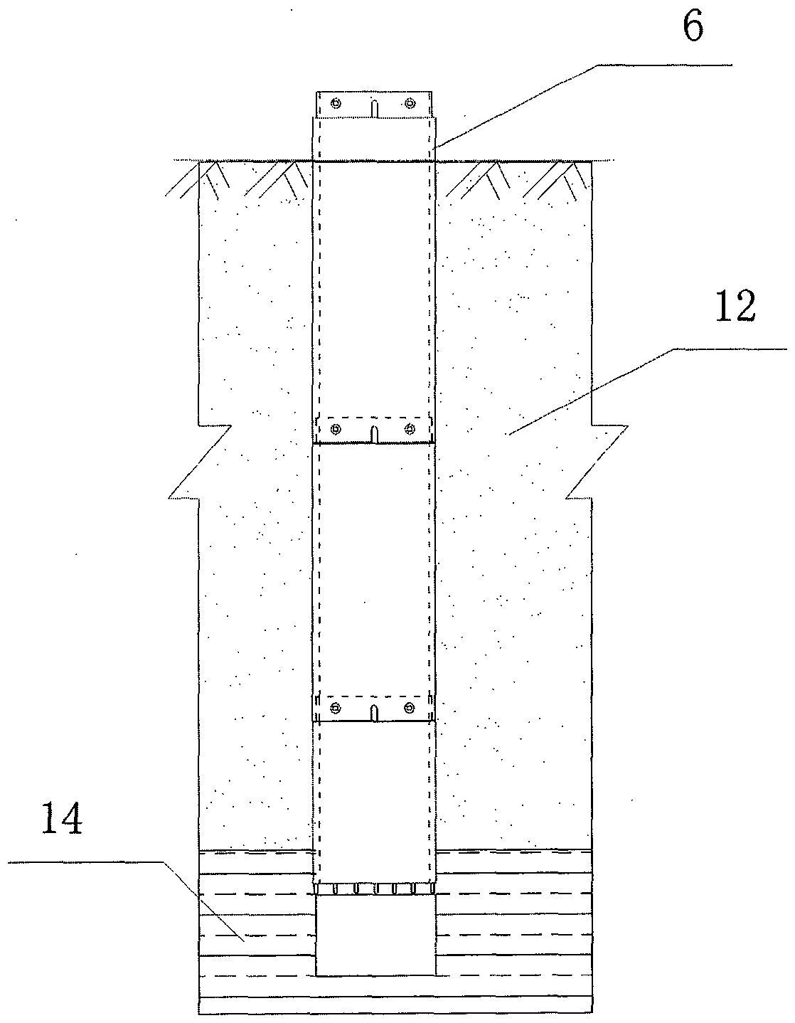 Bridge pile foundation rotary drilling rig cutting type full casing follow-up pile construction method and system