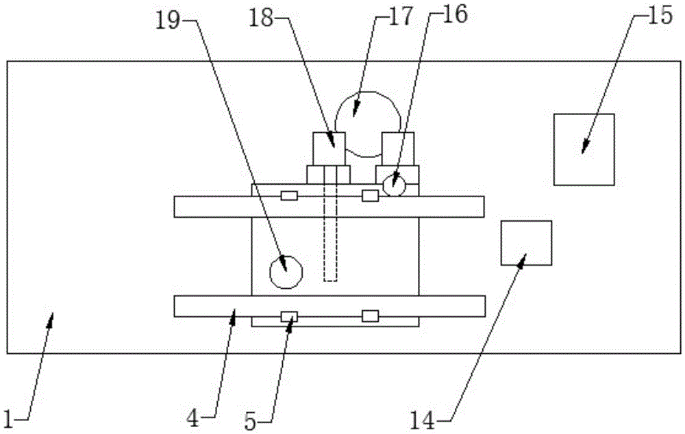 A device for automatically and accurately repairing the wavy wear of subway curved rails