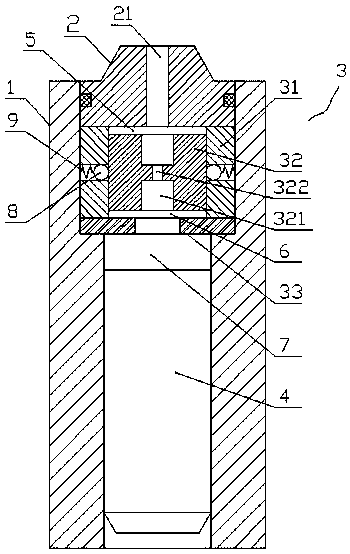 Piston buffer pushing device for electrohydraulic actuator