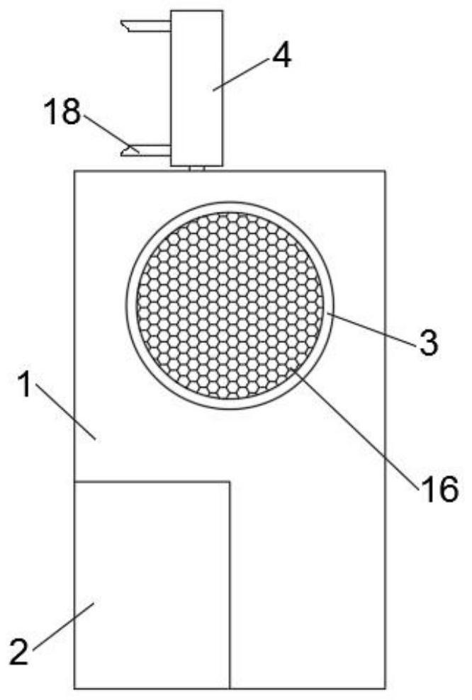 Packaging container pump head detection device with electrostatic dust collection function