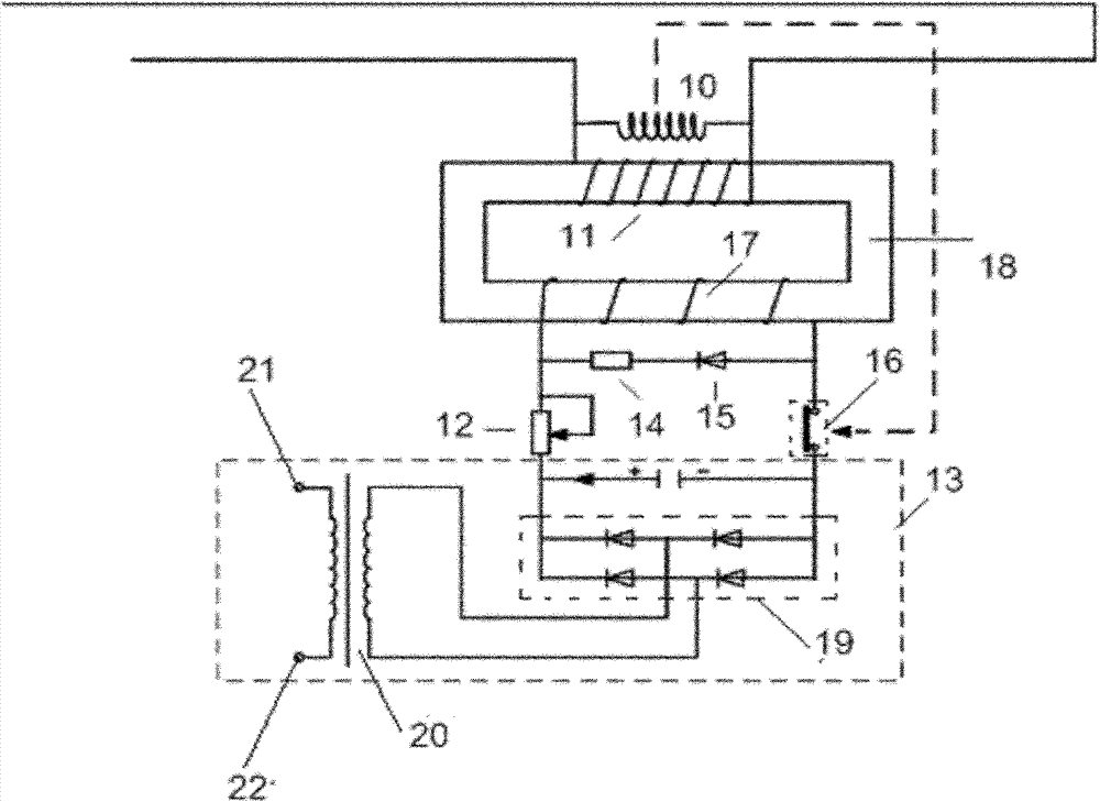 Impedance composite superconducting fault current limiter based on novel superconducting material