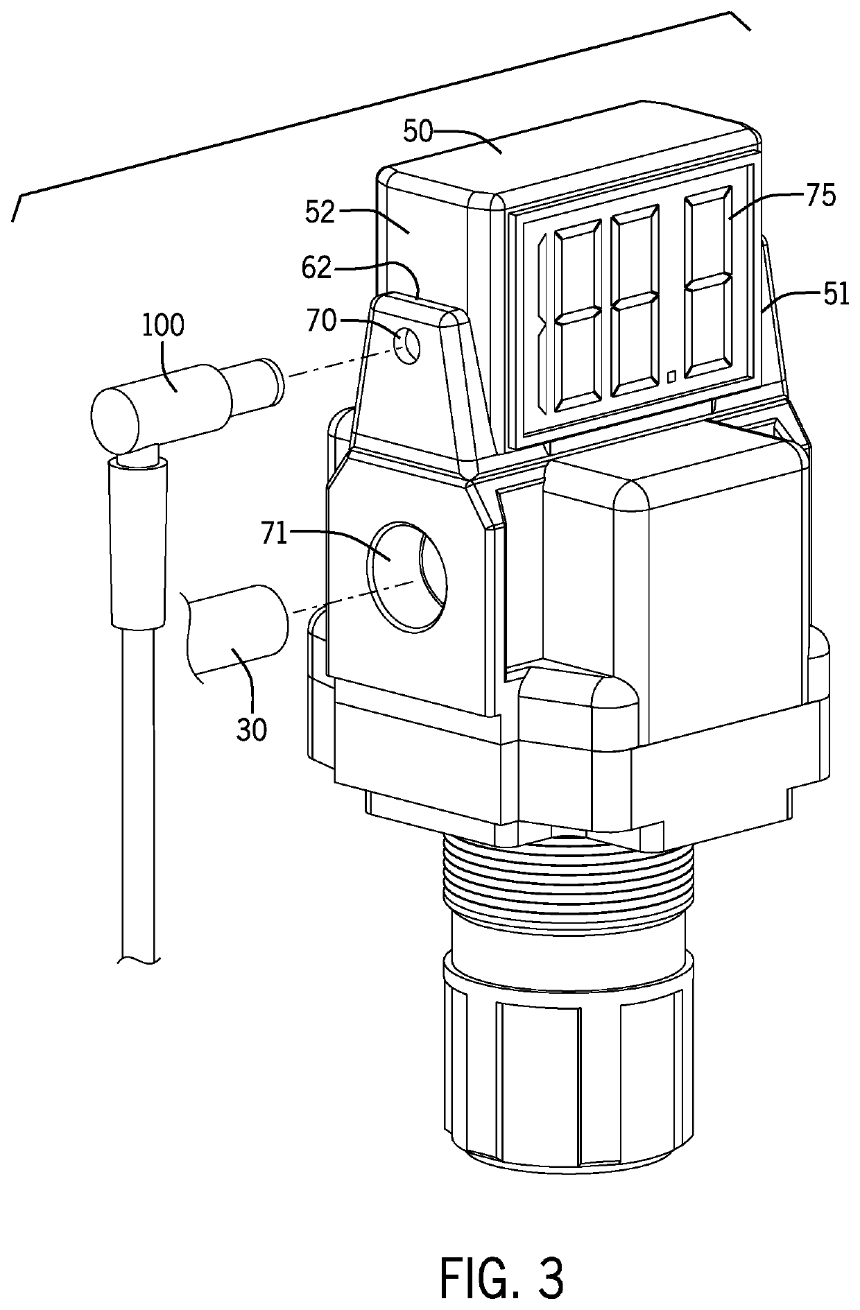 Modular digital filter, regulator and lubricator connector and system