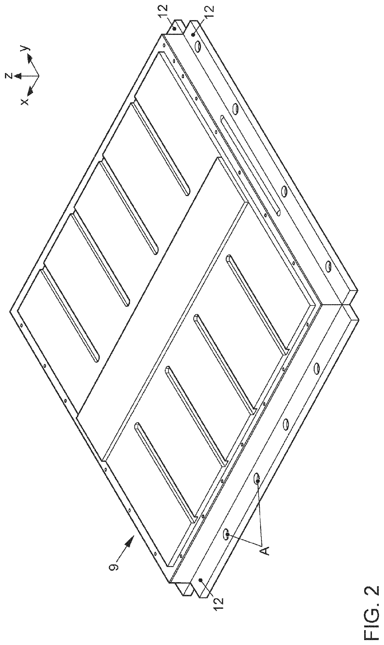 Body structure for an electrically operated vehicle