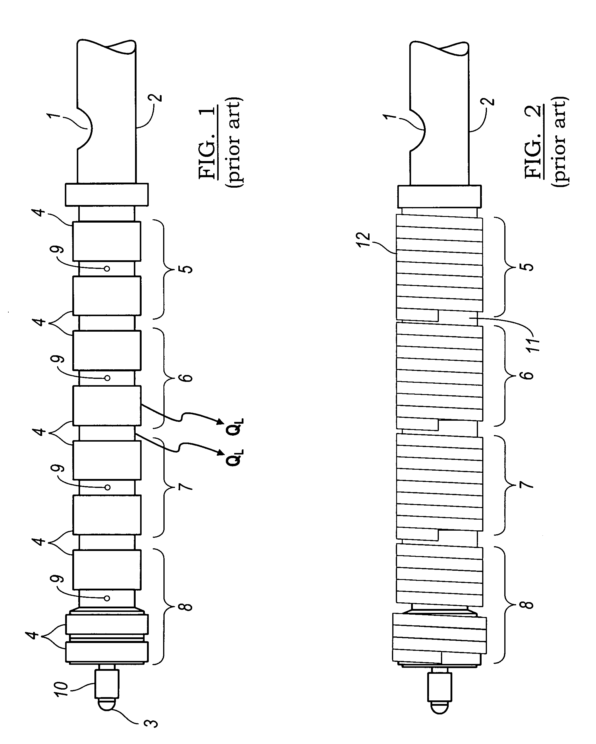 Heating system for plastic processing equipment having a profile gap